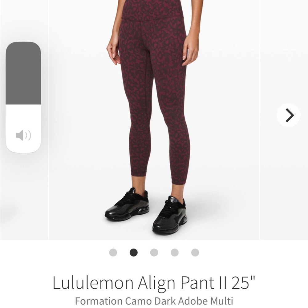 Lululemon Align leggings formation camp dark adobe size 2